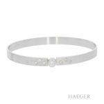 Armreif 16,5cm Platin 950 mit 0,38ct Diamanten Vorschau
