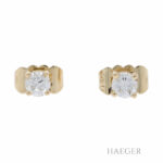 Solitärohrstecker Gelbgold 750 / 18K mit ca. 0,3ct Diamanten Vorschau