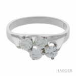 Damant Ring Gr.57 Weißgold 750 / 18K mit 0,92ct - Bild 2 Vorschau