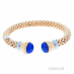 Fope Flex it Armreif 16cm Gelbgold 750 / 18K mit Lapislazuli Vorschau
