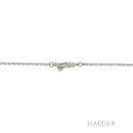 Art Deco Collier Weißgold 750 / 18K mit 0,7ct Altschliff Diamanten - Bild 2 Vorschau