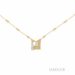 Lapponia Collier 42cm Gelbgold 750 / 18K mit 0,17ct Diamanten - Bild 3 Vorschau