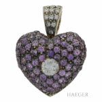 Diamant Herz Anhänger Gelbgold 585 / 14 K. ca. 0,50 ct. Vorschau