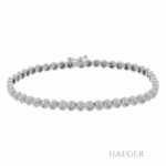 Diamant Riviérearmband Weißgold 585 / 14 K. ca. 0,50 ct. - Bild 2 Vorschau