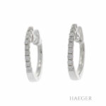 Diamant Ohrringe Weißgold 750 / 18 k. ca 0,14 ct. Vorschau