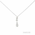 Diamant Collier Weiß,- & Roségold 585 / 14k. 0,28ct. Vorschau