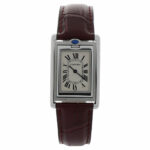 Cartier Tank Basculante Reversible Ref. 2405 Steel 24×35 Saphire ca. 2000 Top Vorschau