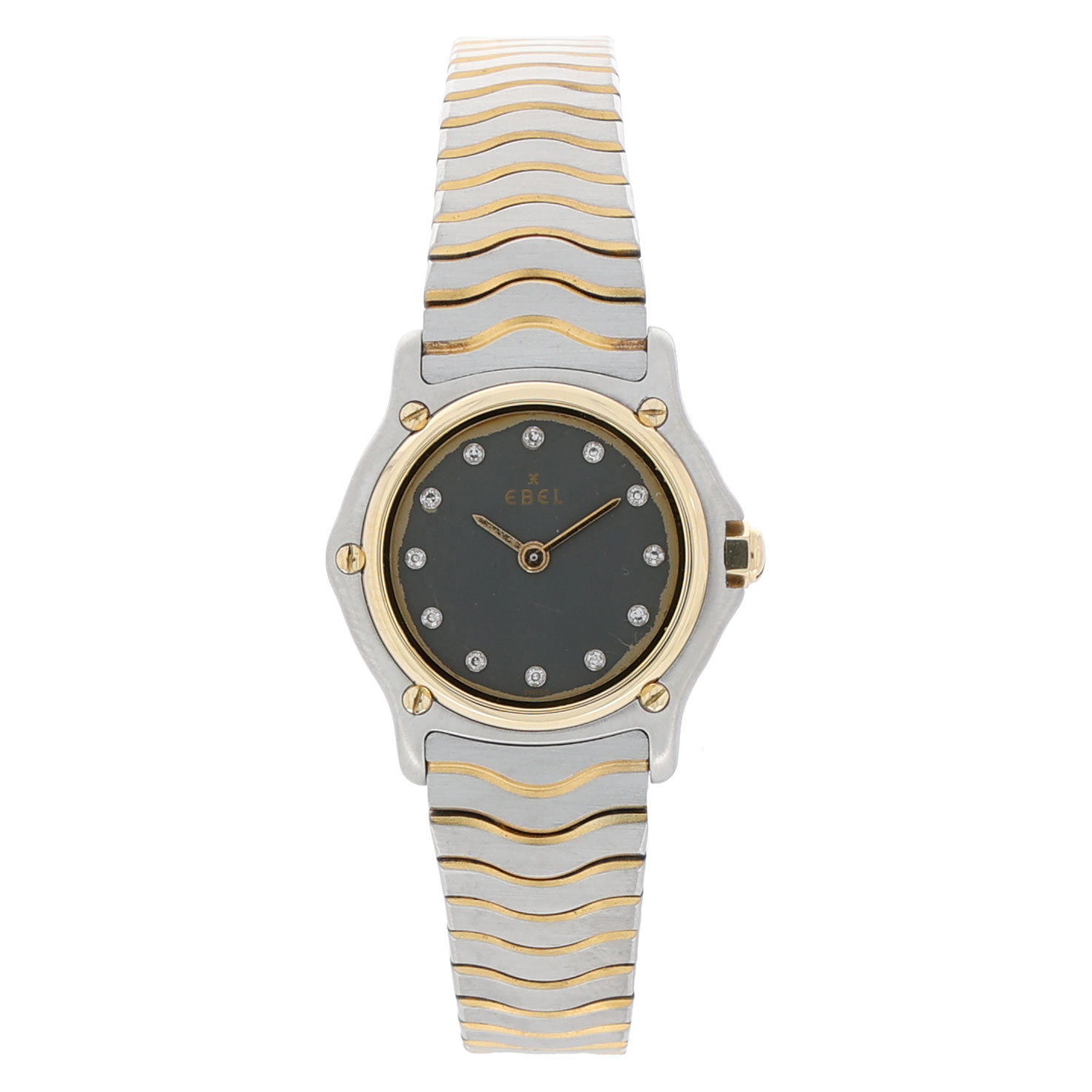 Ebel Sport Classique Gold Ref. 1057901 Diamaond Dial ca. 1995