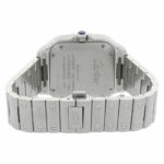 Cartier Santos Certified Ref. W4SA0006 Stahl Diamond Factory Setting Full Set 2022+Krokoband - Bild 5 Vorschau