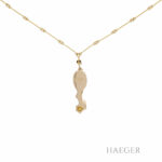 Lapponia Diamant Collier Gelbgold 750 / 18k.c a. 0,02ct. - Bild 3 Vorschau
