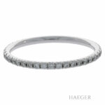 Tiffany & Co. Memory Ring Weißgold 750 / 18 k. 0,30 ct. - Bild 2 Vorschau