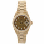 Rolex Lady-Datejust 26 Ref. 69178 Gold 18K Factory Diamond Dial President ca. 1994 Vorschau