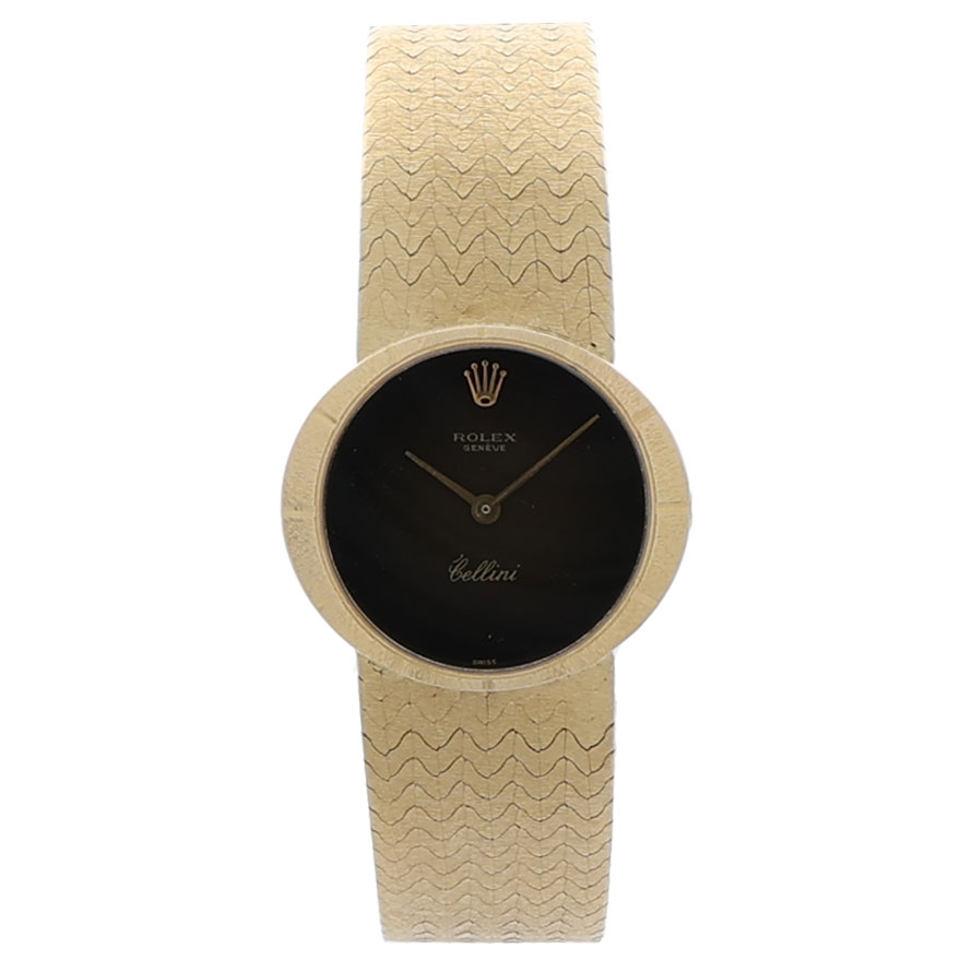 Rolex Cellini Ref. 3879 Gold 18K 25mm Bracelet Gold 18K by Carl Bucherer ca. 1972