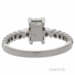 Damen Diamant Ring Platin 950er Emerald Cut 0,71ct - Bild 2 Vorschau