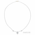 Damen Diamant Collier Weißgold 750 / 18 Kt. ca. 0,69ct. - Bild 2 Vorschau