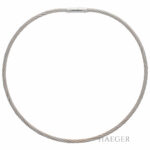 Damen Kordelcollier Weißgold 750 / 18 Kt. ca. 43cm - Bild 2 Vorschau