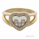 Chopard Happy Diamond Herz Ring Gelbgold 750 / 18 kt. - Bild 2 Vorschau