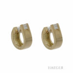 Diamant Creolen Gelbgold 750 / 18K. ca. 0,34 ct. Vorschau