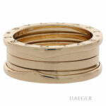 Bulgari B Zero 1 4-Band Ring Gelbgold 750 / 18 Kt. Gr 61 - Bild 3 Vorschau