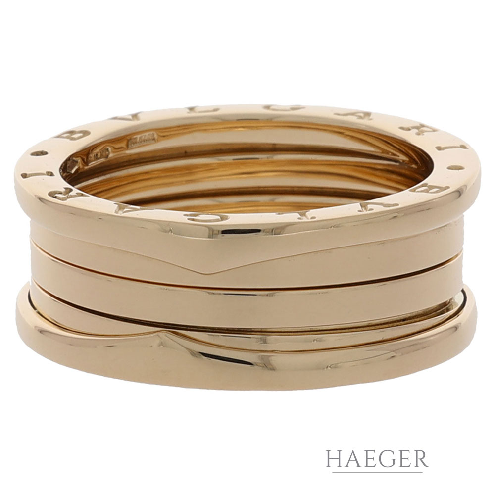 Bulgari B Zero 1 4-Band Ring Gelbgold 750 / 18 Kt. Gr 61 - Bild 3