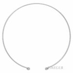 Halsreif 40cm Weißgold 750 / 18K mit 0,34ct Diamanten Vorschau