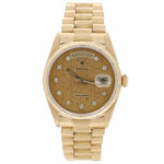 Rolex Day-Date 36 Ref. 18078 Rolex Design Diamaond Dial Bark Design ca. 1988 complete overhauled Vorschau