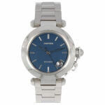 Cartier Pasha C Ref 2324 Stahl blue dial Full Set 2002 wie u Pasha Vorschau
