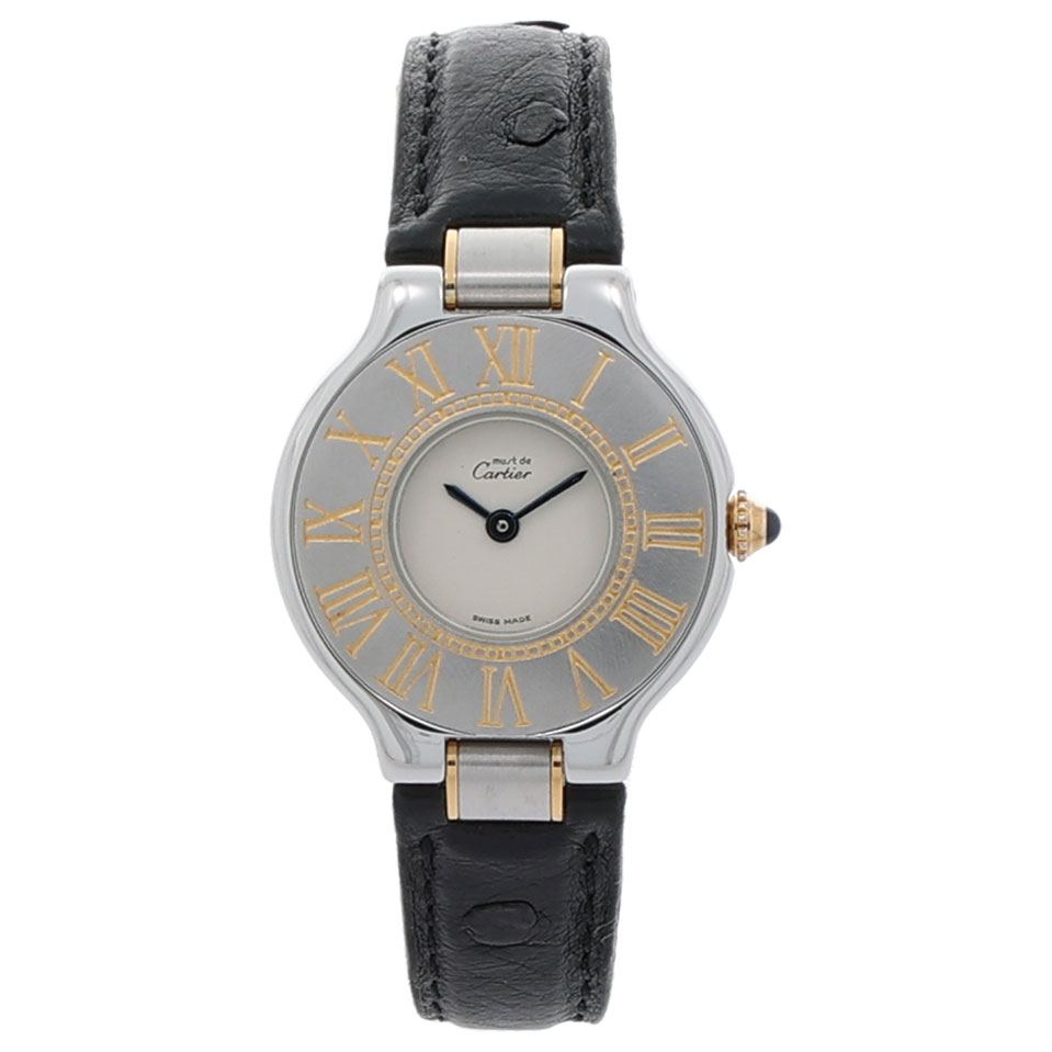 Cartier 21 Must de Cartier Stahl/Gold 28mm 1990’s Vintage Watch