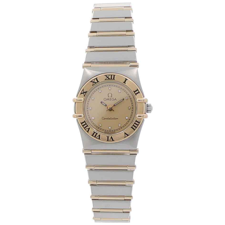 Omega Constellatin Ref. 12701500 Stahl Gold Diamaond Dial 22mm Full Set 1993