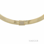 Collier 38cm Gelbgold 750 / 18K mit Diamanten Smaragd Saphir - Bild 3 Vorschau