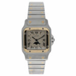 Cartier Santos Galbée Ref 119901 Steel/Gold Moonphase Quarz ca. 1990 Vorschau