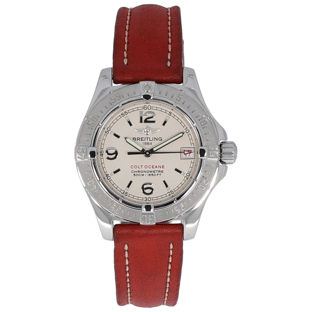 Breitling Colt Oceane Ref. 77380 Stahl 33mm Chronometer Full Set 2009