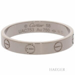 Cartier Love Trauring Gr.58 Weißgold 750 / 18K Full Set - Bild 2 Vorschau
