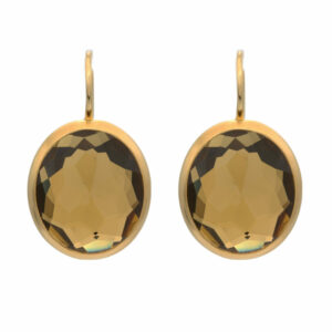 Pomellato Quarzohrringe Gelbgold 750 / 18K
