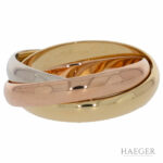 Cartier Trinity Ring Tricolorgold 750 / 18 Kt. Gr 62 - Bild 2 Vorschau