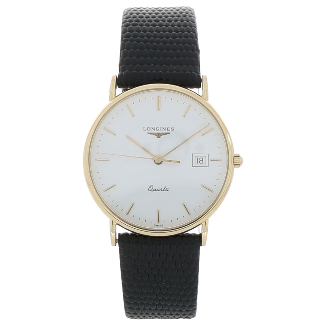 Longines Classique Quarz 18K Gold Vintage Watch Full Set