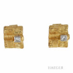 Ohrstecker Gelbgold 750 / 18K mit 0,02ct Diamanten Vorschau