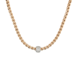FOPE „Eka Tiny“ Collier 50cm ca.0,19ct Diamanten Roségold 750/ 18K Vorschau
