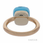 Pomellato Nudo classic Ring Gr.52 Gelbgold 750 / 18K mit blau Topas - Bild 3 Vorschau