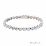 Tennisarmband 19cm Weißgold 750 / 18K mit 6ct Diamanten Vorschau