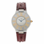 Cartier 21 Must de Cartier Quartz Ladies Watch Must 21 Stainless Steel Leather Strap Vorschau
