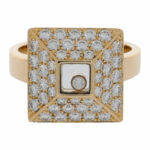 Chopard Happy Diamonds Ring Gr.61 Gelbgold 750 / 18K mit 1,5ct Diamanten - Bild 2 Vorschau