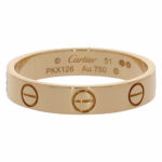 Cartier Love Ring Gr.51 Gelbgold 750 / 18K FULL SET mit Tasche - Bild 2 Vorschau