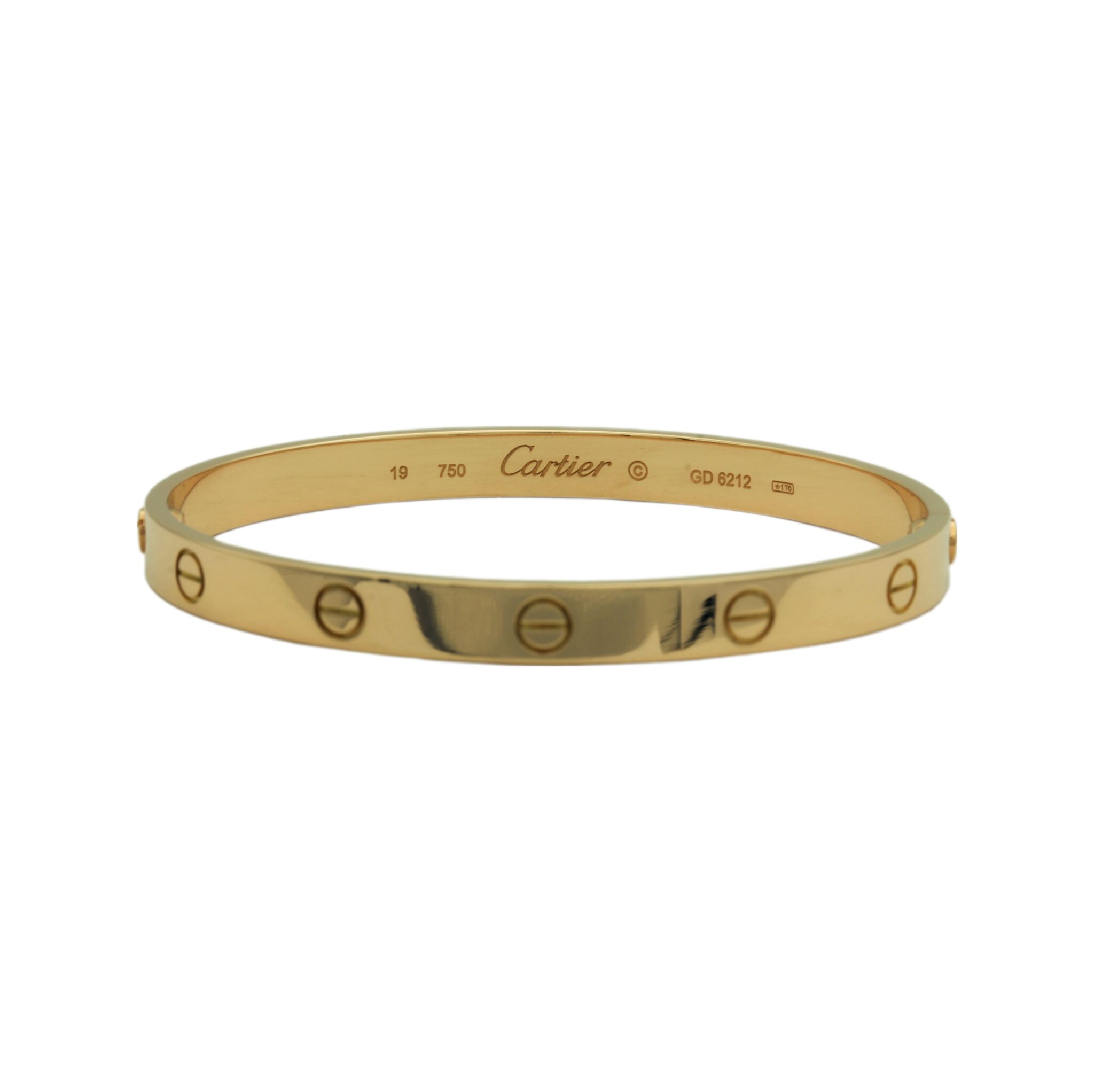 Cartier Love Armreif Gelbgold 750/18K m. Box u. Papieren - Bild 2