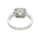 Entourage Ring Gr.58 0,90ct Diamant Weißgold 750/ 18K HRD Zertifikat - Bild 4 Vorschau