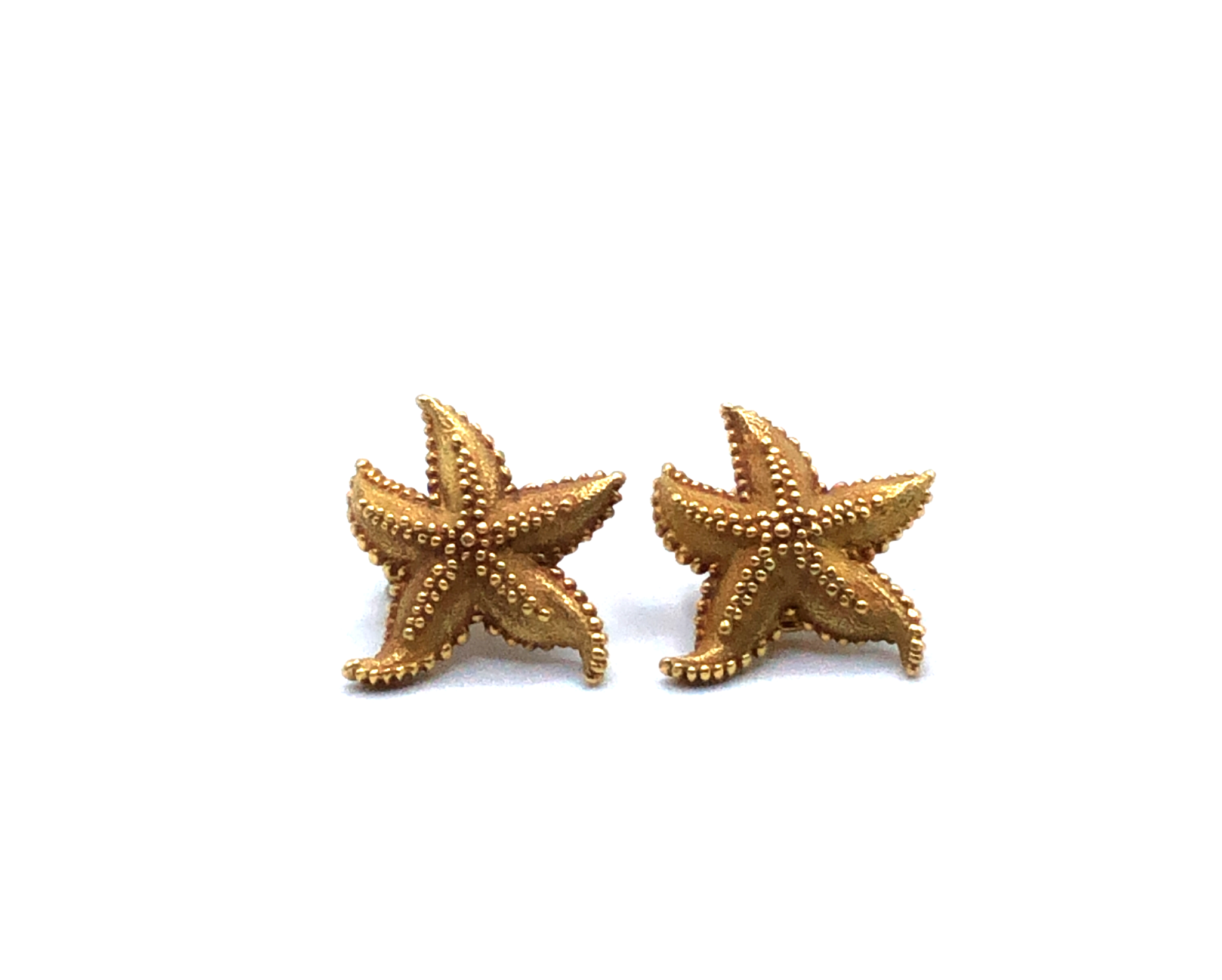 Tiffany & Co. „Seestern“ Ohrclips Gelbgold 750/ 18K
