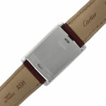 Cartier Tank Basculante Reversible Ref. 2405 Steel 24×35 Saphire ca. 2000 Top - Bild 5 Vorschau