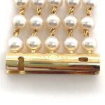 Chanel Mademoiselle 1989 Quarz 750GG Zuchtperlarmband VINTAGE Super Zustand - Bild 7 Vorschau