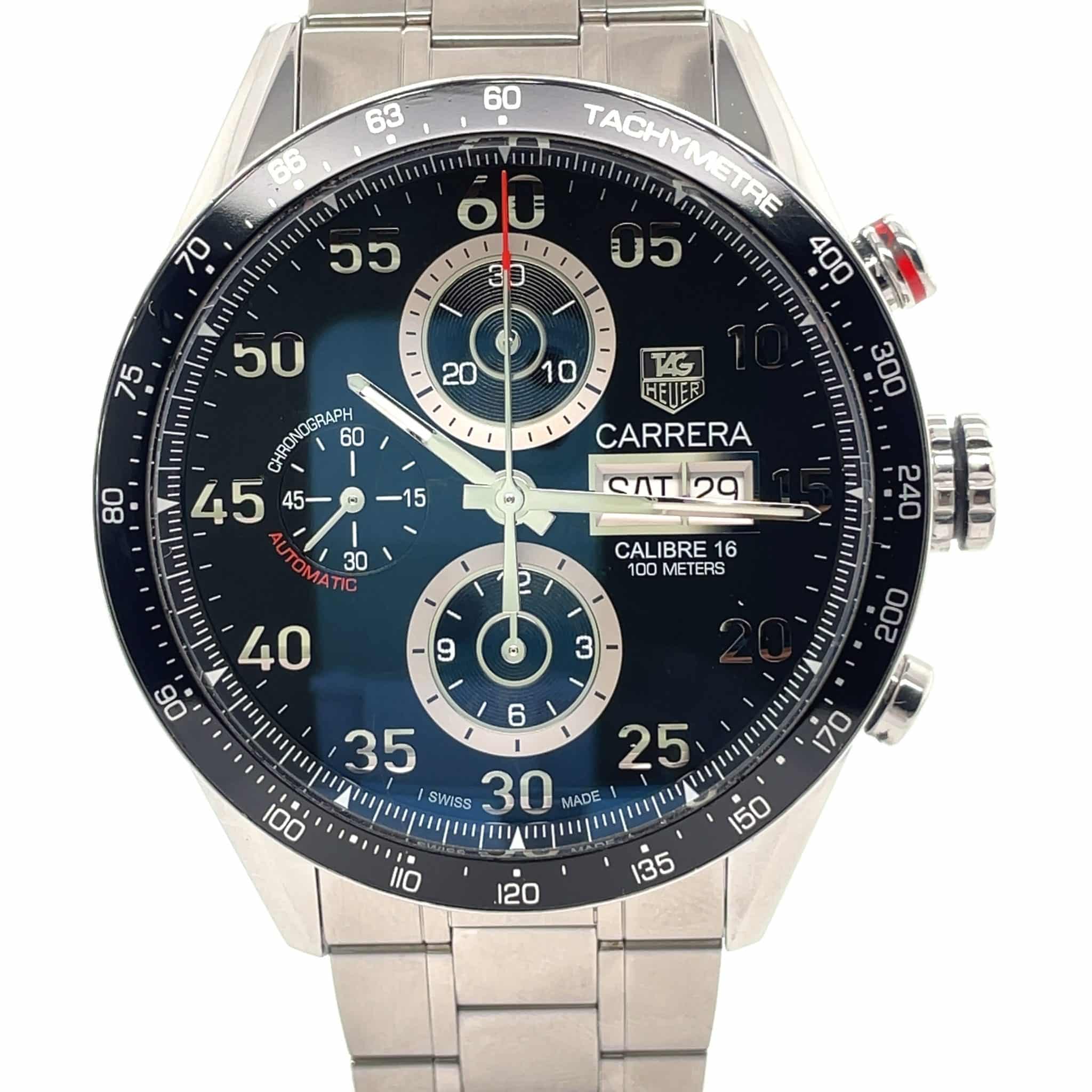 TAG Heuer Carrera 2011 Full Set Calibre 16 automatic Chronograph Sehr guter Zustand - Bild 3
