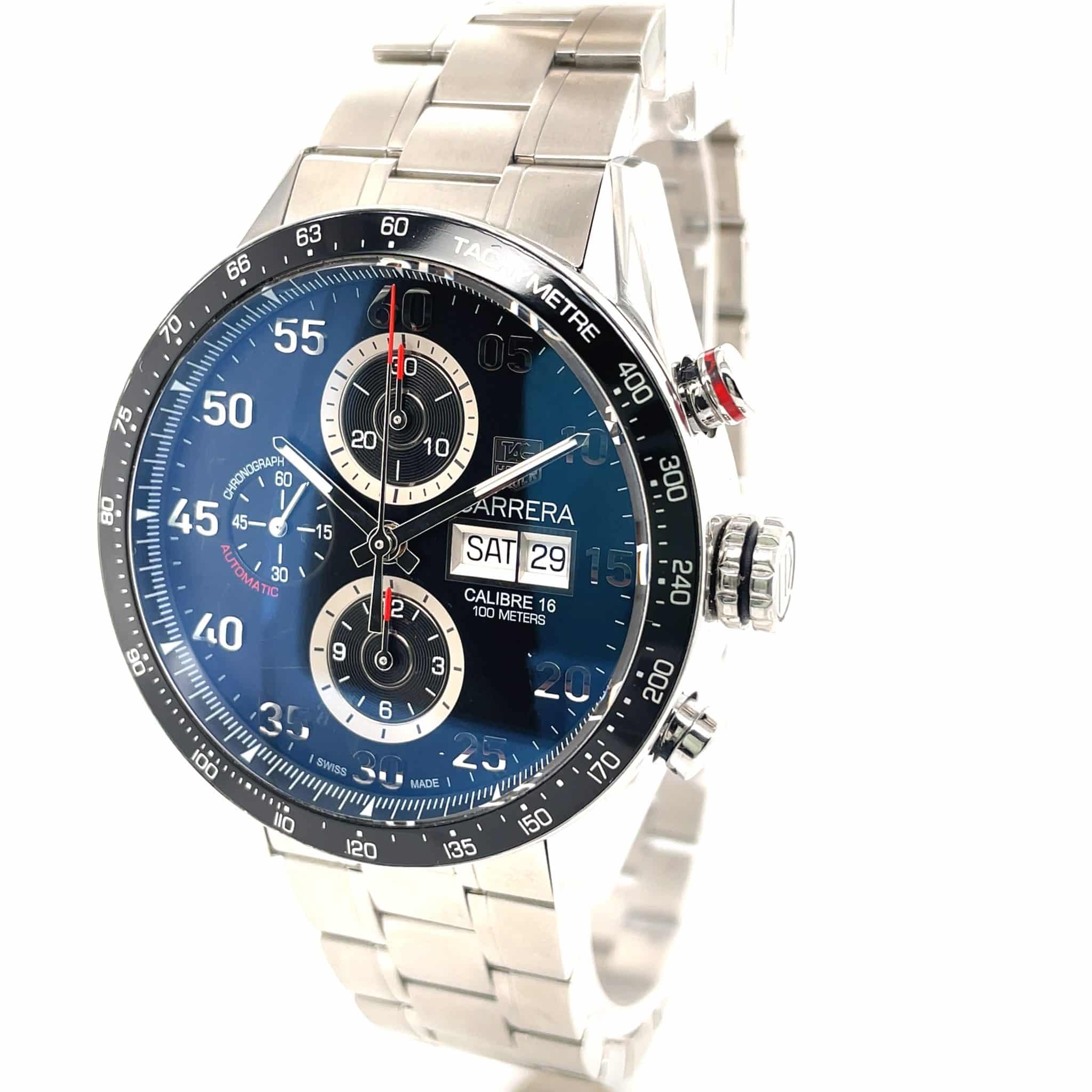 TAG Heuer Carrera 2011 Full Set Calibre 16 automatic Chronograph Sehr guter Zustand